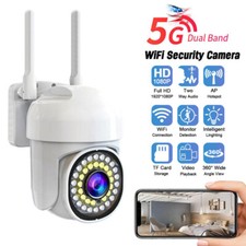 5G 1080P HD WIFI Camera Wireless Outdoor IP PTZ Smart Home CCTV Security IR Cam