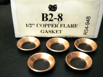 #ad Just Better JB B2 8 Copper 1 2quot; Flare Gasket Qty = 5 $8.49
