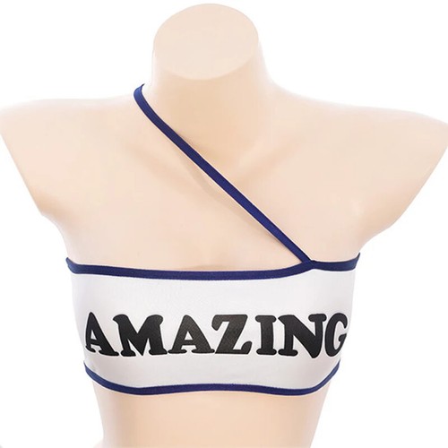 Game Competition Cheerleading Team Uniform Cosplay Anime Student School Clothes - Picture 10 of 13