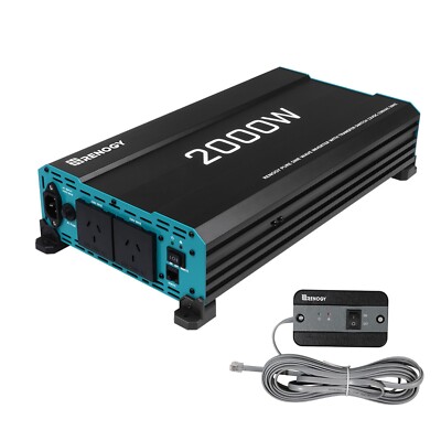 Renogy 2000W 4000W Pure Sine Wave Inverter with UPS Function 12V DC 240V 50HZ AC