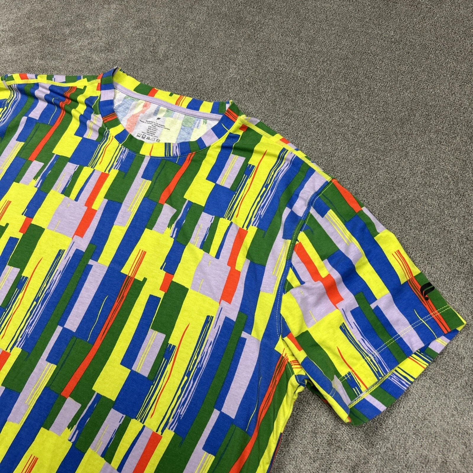 fabletics athletic short sleeve performance cotton modal shirt