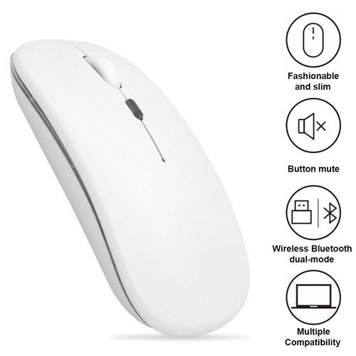 Portable Ultrathin Wireless Mouse 2.4GHz Slim design +Receiver For PC Laptop Mac - Picture 6 of 17