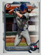 Josh Kasevich RC 2022 1st Bowman Draft #BD-45 - Toronto Blue Jays