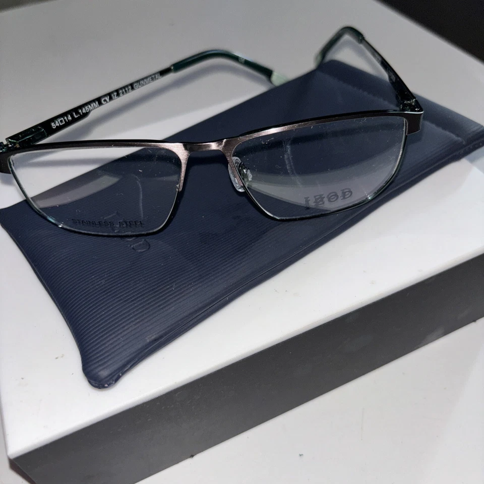 NUEVO MARCO DE GAFAS IZOD VERDE GUNMETAL 54/14/145 SOLAMENTE Foto 2 de 3