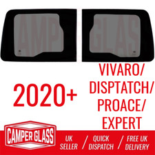 2020+ Pair of Vivaro Rear Barn Door Privacy Windows