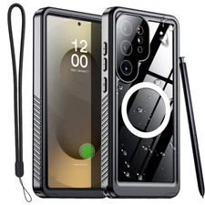 For Samsung Galaxy S25 Ultra Waterproof Case Shockproof Dirtproof MagSafe Cover