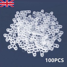 100Pcs 10mm T Brick Tile Spacers Brick Slips Grouting Floor Wall Tiles White