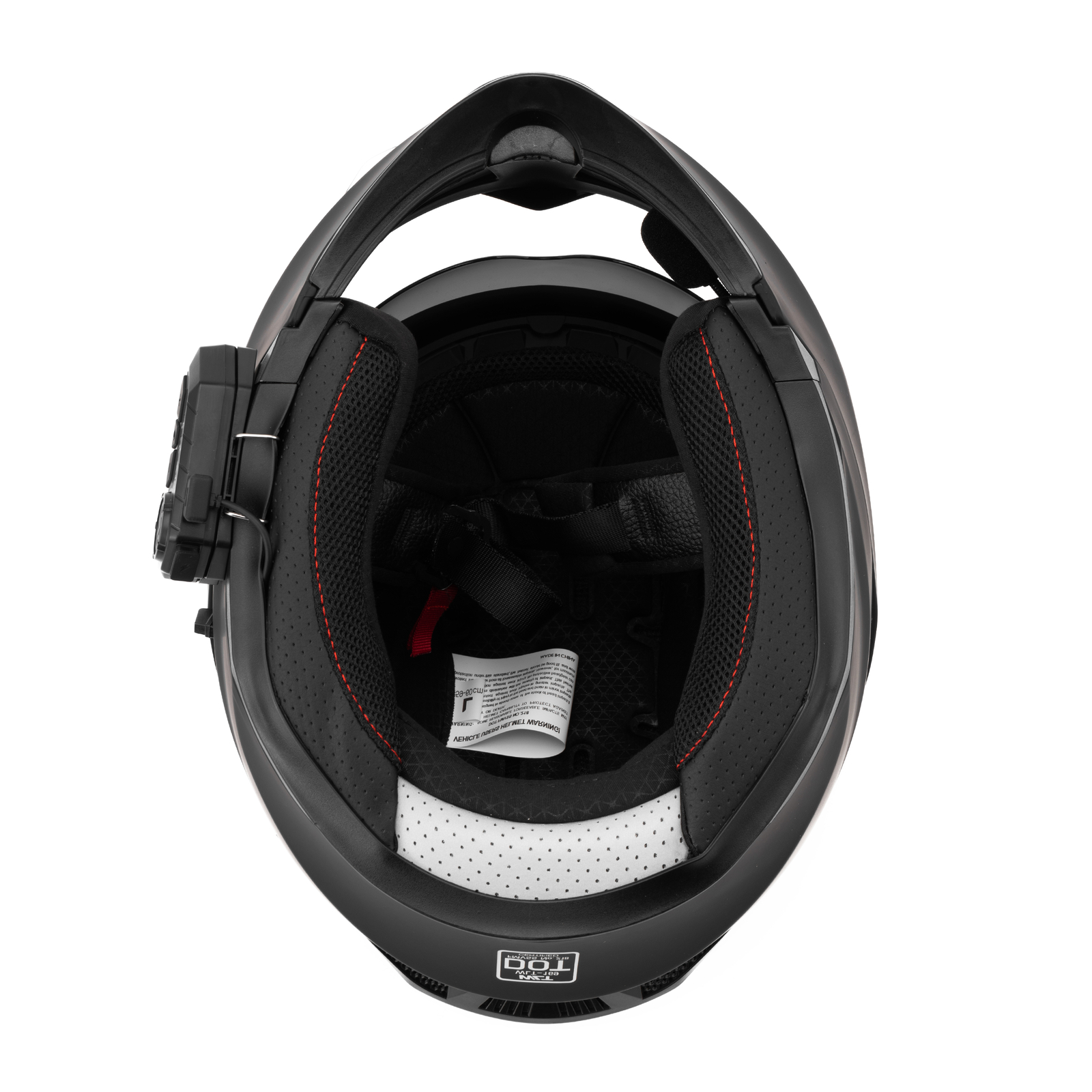 DOT Modular Motorcycle Bluetooth Helmet Full Face Dual Visor FlipUp Black Helmet