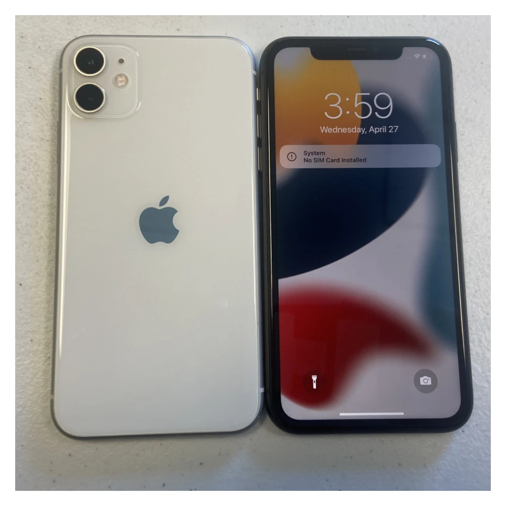 Apple iPhone 11 - 128GB - Black. Unlocked A2111 (CDMA + GSM) Good Condition