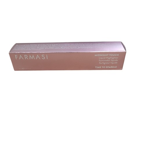 Farmasi Makeup Midnight Liquid Touch Highlighter Time To Sparkle 4 oz Iluminador - Picture 7 of 11