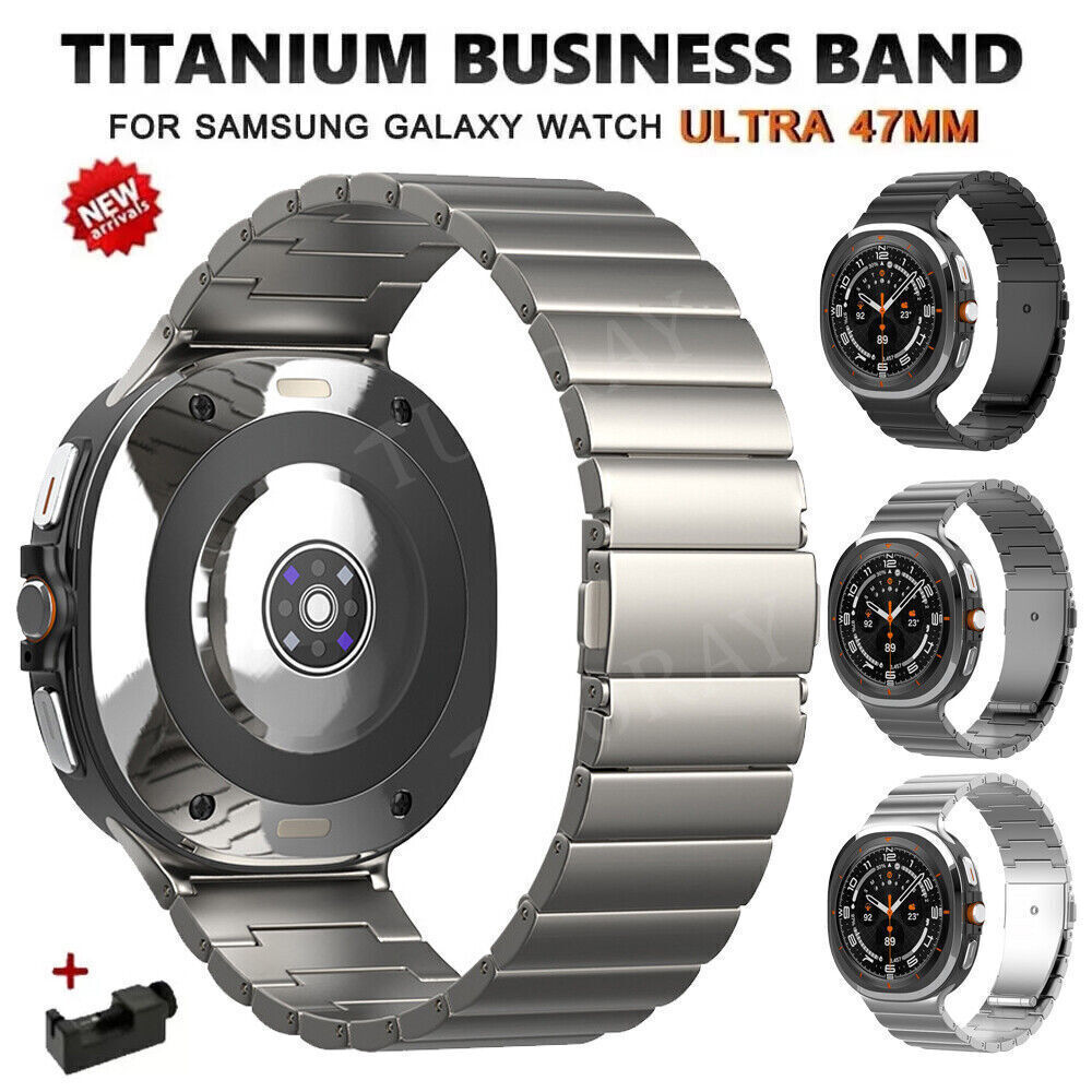 Quick Fit Titanium Band Strap Link Bracelet for Samsung Galaxy Watch Ultra 47mm