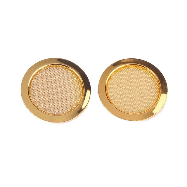 2pcs Resonator Screen Cigar Box Guitar Sound Hole Insert Speaker Grills