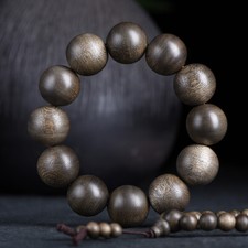 China Eaglewood 8/20MM Round Buddha Beads Ethnic Style Hand Chain Bracelet