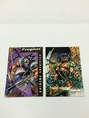 PROMOTION CARD-1994 SKYBOX PROPHET TRADING CARD PROMO CARD PO + P1 (PAIR)