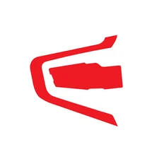 X2 For Cardo Packtalk BOLD Red Graphic Styling Protection Adhesive Sticker