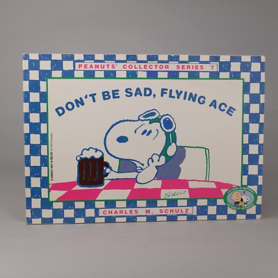 1990 DONT BE SAD FLYING ACE Charles Schulz 1st Edition Comic Book Snoopy Peanuts