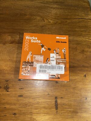 Microsoft Works Suite 2002 - Brand New and Still Sealed - Key Included