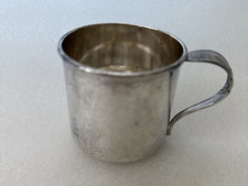 Vintage Silverplate Community Baby Child's Christening Cup Mug 2.5"