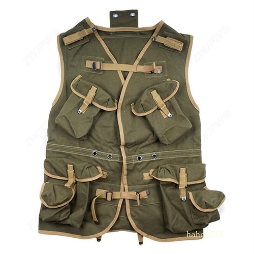 WW2 U.S. Normandy Landing D-DAY Assault Vest Top Cosplay Costume Army Replica - Picture 6 of 13