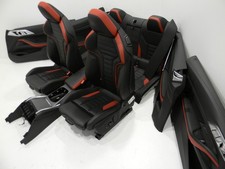 BMW M 4er G22 Lederausstattun SportSitze Seats Leather Vernasca Black Accent Red