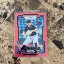 2024 Panini Prizm Drue Hackenberg #234 Ruby Red Wave Prizm A-38