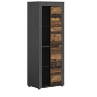 Vitrine Jam - Matera - Old Wood - 60 Cm Breit