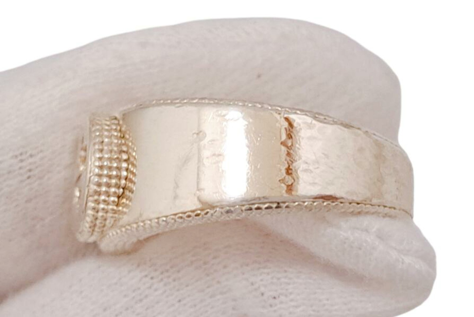 Authentic Gucci Silver Ring 14 Interlocking G 479… - image 4