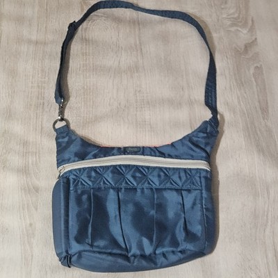 LUG V-SWING TRAVEL CROSSBODY SHOULDER Bag Teal Purse