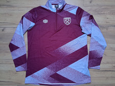 WEST HAM! UMBRO longsleeve jacket sweatshirt top jersey kit! 6/6 ! XL adult