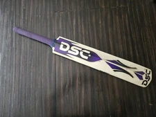 DSC County Super Cricket Bat Genuine Willow 32" Purple White Stickers EUC