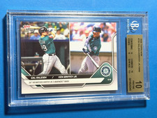 BGS 10 PRISTINE 2025 TOPPS NOW #720 CAL RALEIGH*KEN GRIFFEY JR*56 HOMERS 5343