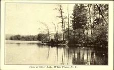 Silver Lake ~ White Plains New York NY ~ vintage postcard by Vickerman