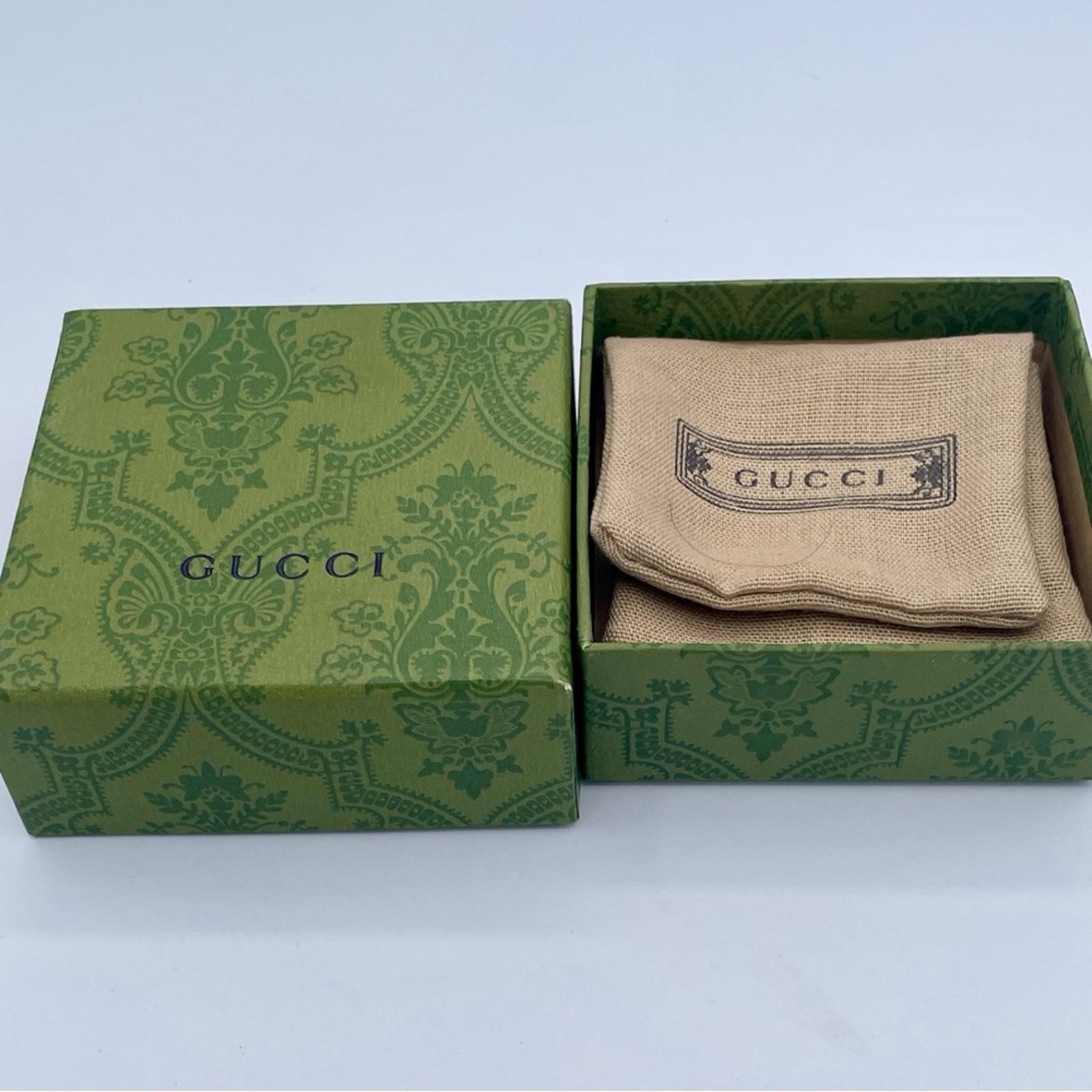 Authentic Gucci Interlocking G Ring Sterling Silv… - image 9