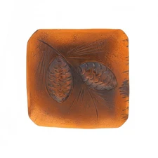 Stuart Nye Pine Cone Duo Brooch - Copper North Carolina Nature Pin