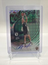 2025-26 Topps Finest - Colossal Shots Autographs Egor Demin Green Geometric /75