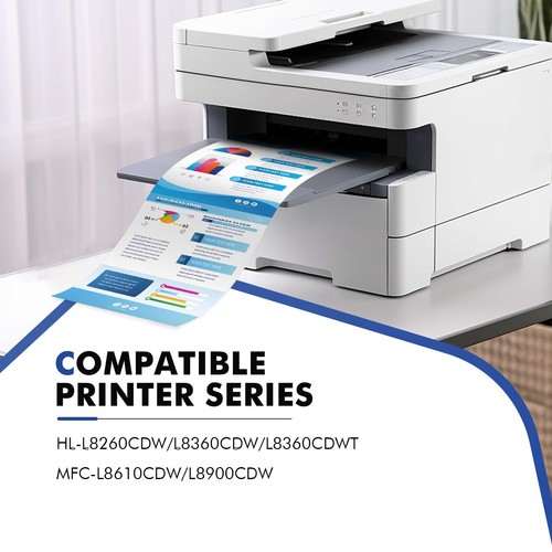 TN-431 TN431 4-Color Toner Cartridge Set 4 Pack Compatible for Brother TN431 ... - Picture 2 of 6