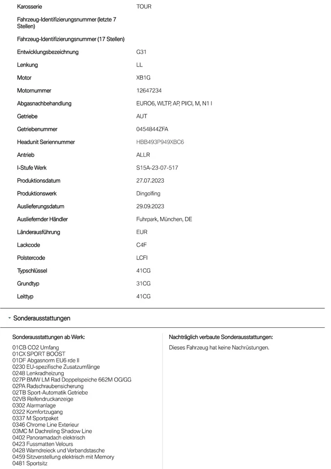 BMW und MINI Service Historie Digital Scheckhefte Standard und Sonderausstattung - Bild 3 von 4