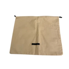 Naghedi Dust Bag 14" x 12" Rectangle Canvas Beige Drawstring Cover