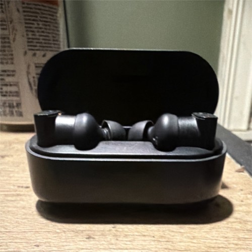 Status Audio Black Wireless Bluetooth In-Ear Earbuds Double with Charging Case