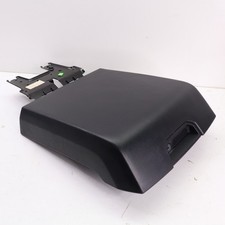 15-20 F150 17-22 F250 F350 Center Console Lid Arm Rest Oem Black Vinyl