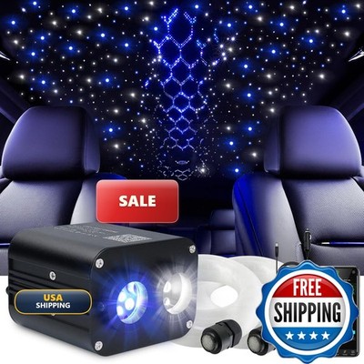 Webupar Starlight Headliner Kittwinkle Music Sync Dual Color Fiber Optic Star