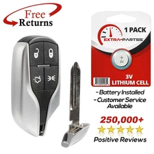 For 2014 2015 2016 2017 2018 Maserati Ghibli Quattroporte Keyless Entry Remote