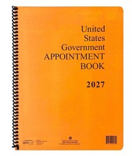 Unicor 2027 Fed Appointment Book, Spiral, Qty - 1, Individual