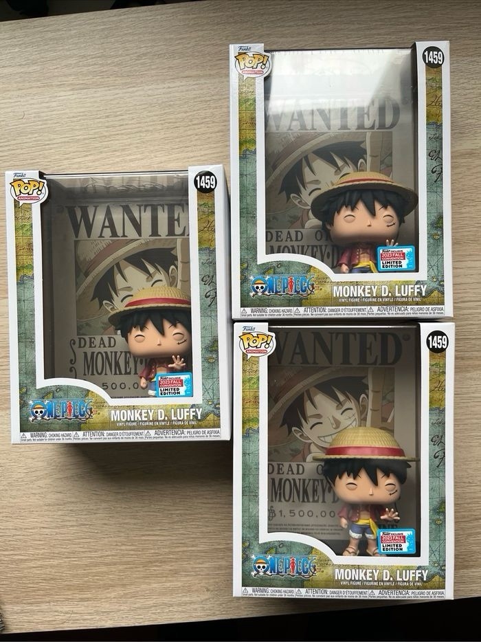 Figurine Pop Monkey D.Luffy Wanted Poster - One Piece (1459) édition limité 
