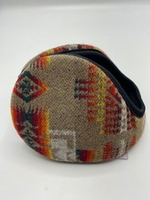 Vintage Pendleton Ear Muff Winter Ear Warmers Wool Fleece Behind The Head Unisex