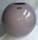 Vintage Royal Haeger Lavender Round Vase 8”