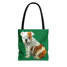 Bugsy the English Bulldog Art Tote Bag