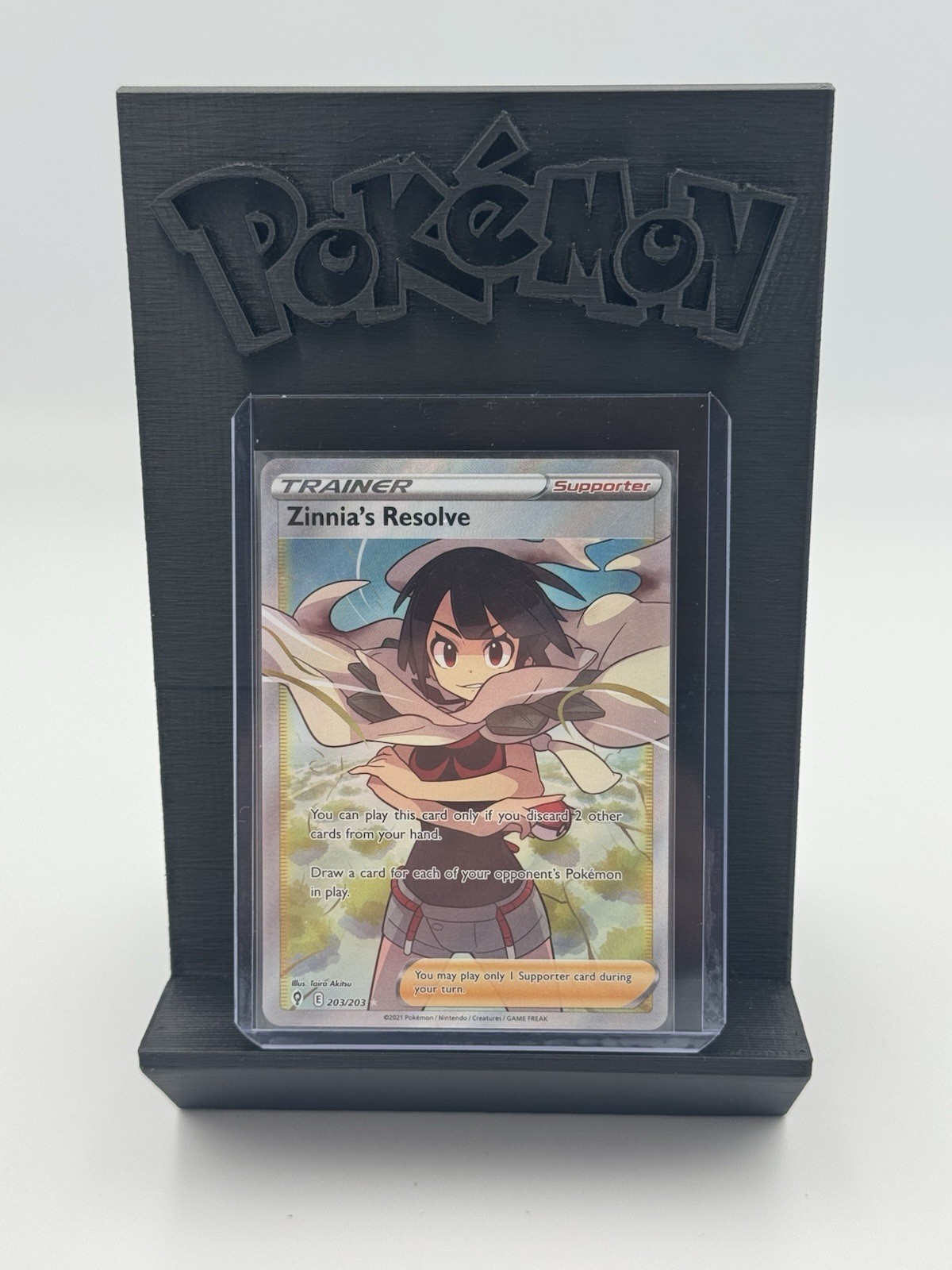 Zinnia's Resolve 203/203 Evolving Skies Full Art NEAR MINT