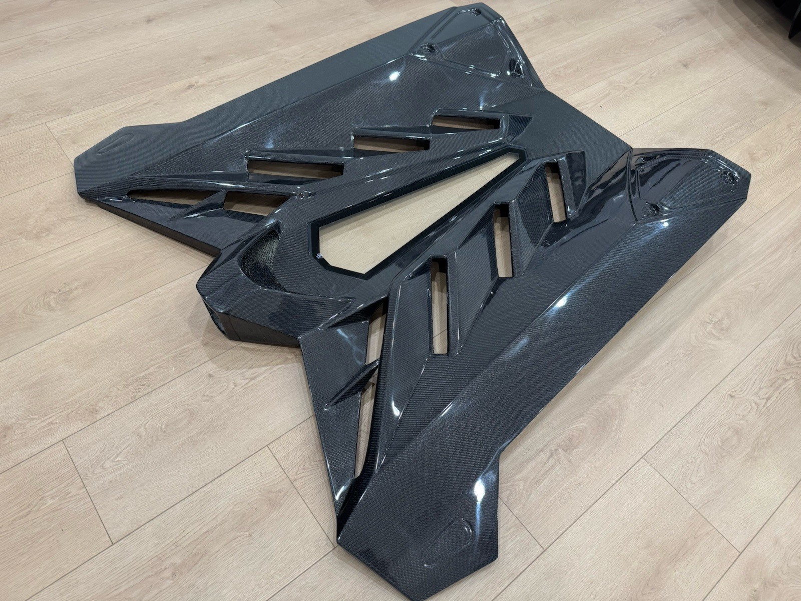 Lamborghini Aventador SVJ Style Dry Carbon fiber Engine Lid Cover USA Stock