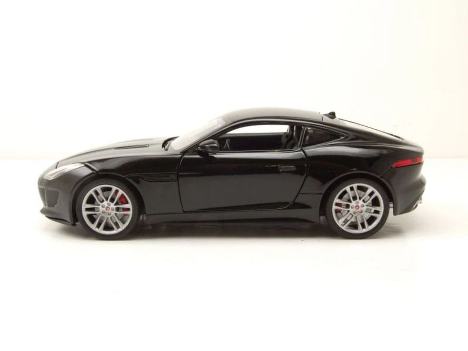 Jaguar F-Type Coupe 2015 schwarz Modellauto 1:24 Welly - Bild 3 von 4